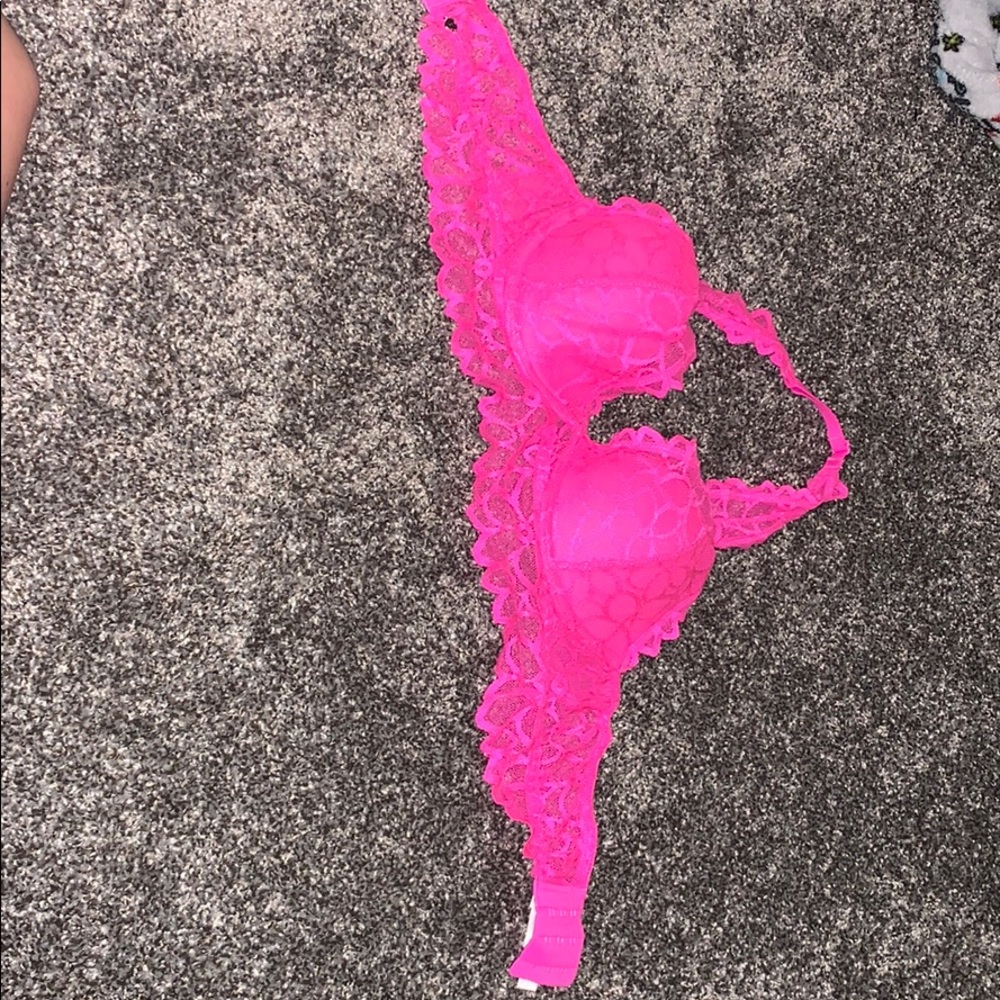 Super Hot Neon Pink Halter Top